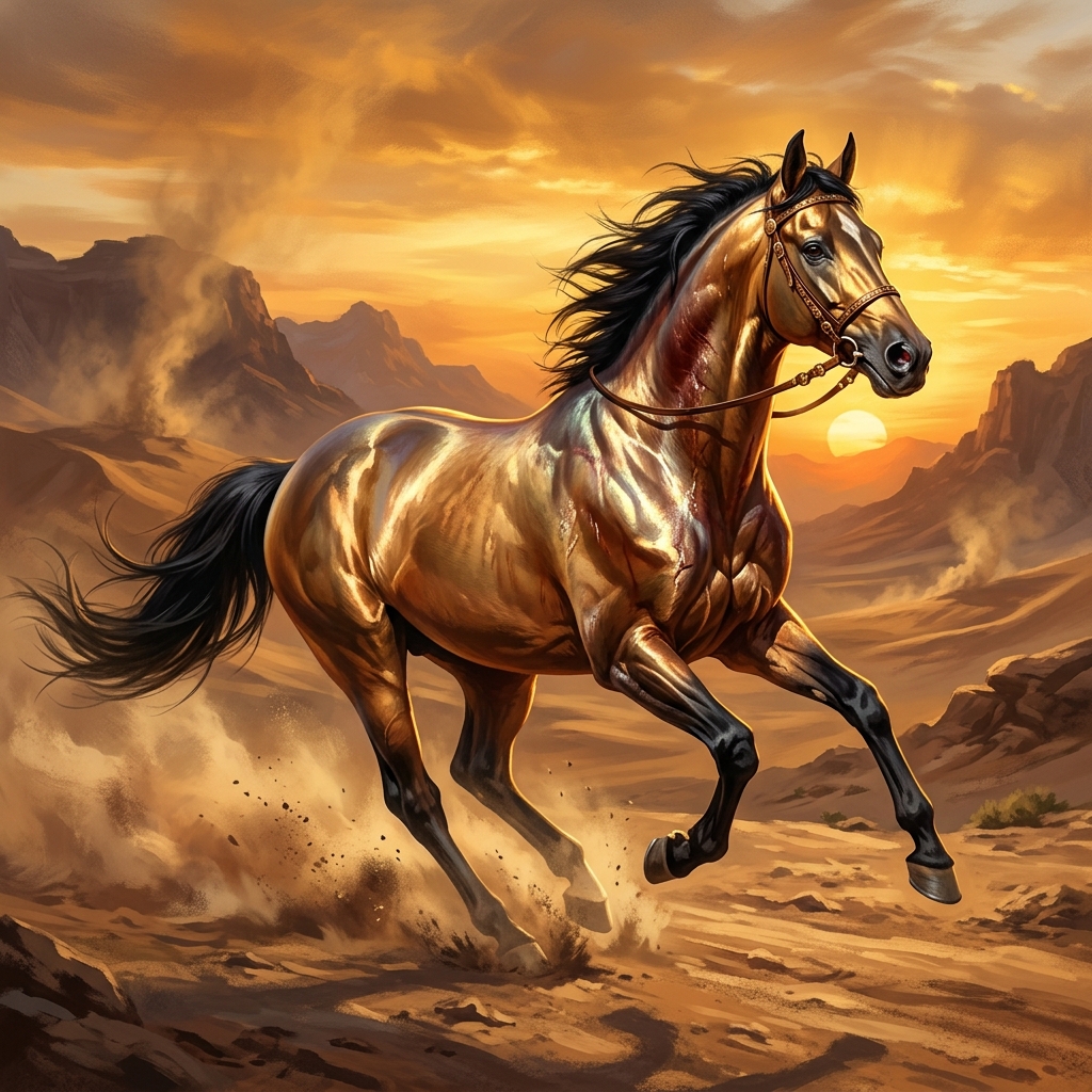 Ngựa Hãn Huyết (Akhal-Teke): Truyền Thuyết Về Giống Ngựa Chảy Mồ Hôi Máu
