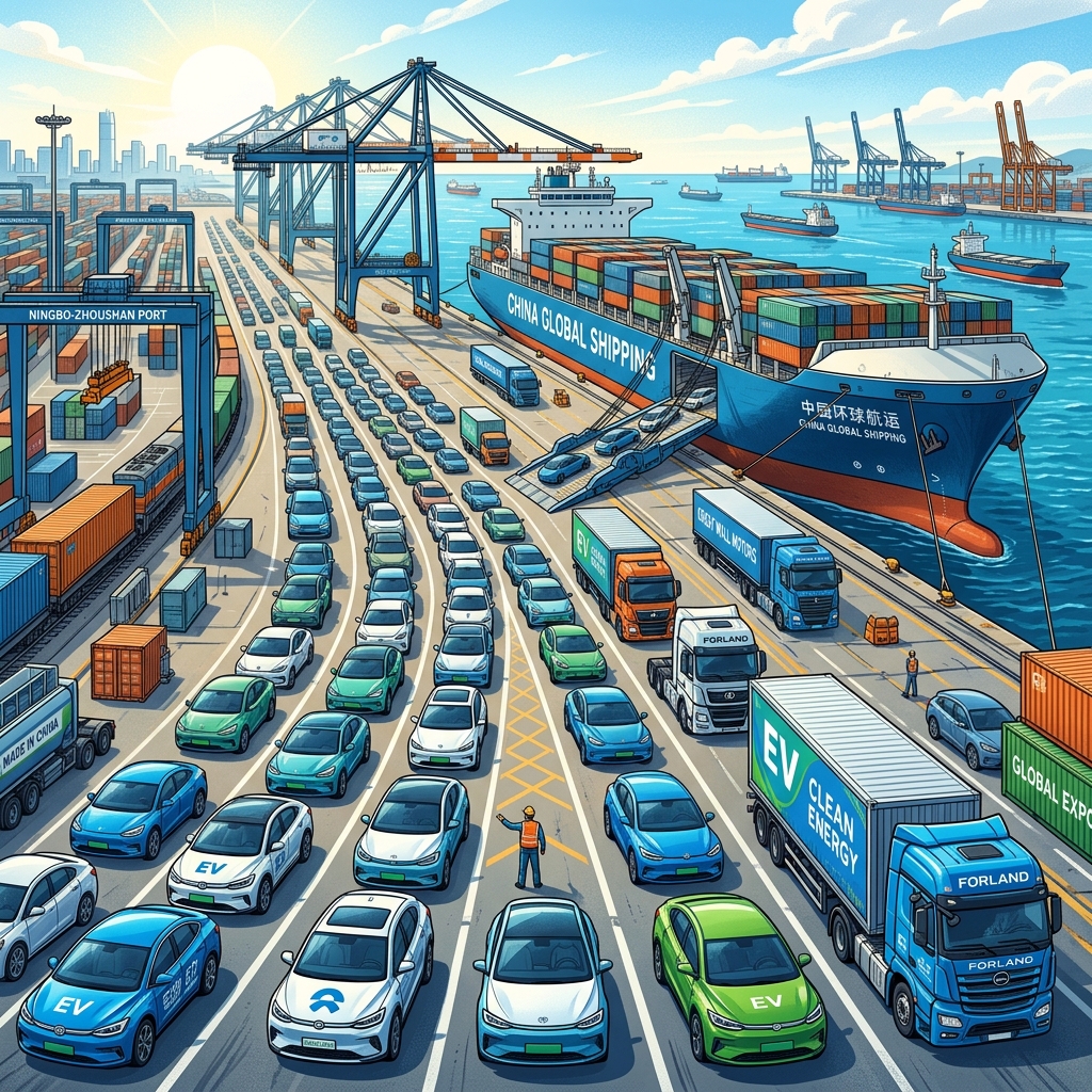 Tiếng Trung Ngành Xuất Nhập Khẩu Ô Tô (Automobile Export): Phân Phối Xe Điện BYD Và Howo