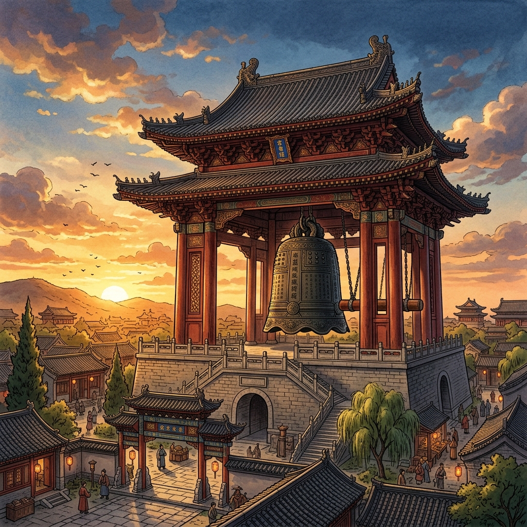 Tháp Chuông & Tháp Trống (Bell & Drum Towers): Hệ Thống Đo Thời Gian Của Cổ Nhân