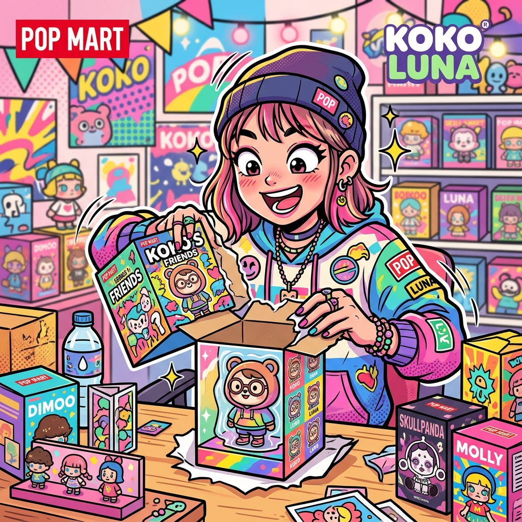 Trào Lưu Mù Hộp (Blind Box / Pop Mart): 