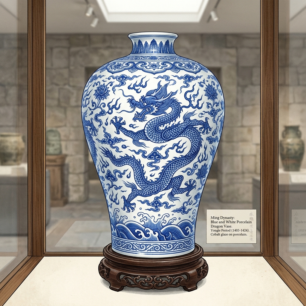 Gốm Sứ Thanh Hoa (Blue & White Porcelain): Cơn Sốt Của Châu Âu Kỷ Nguyên Khai Phá