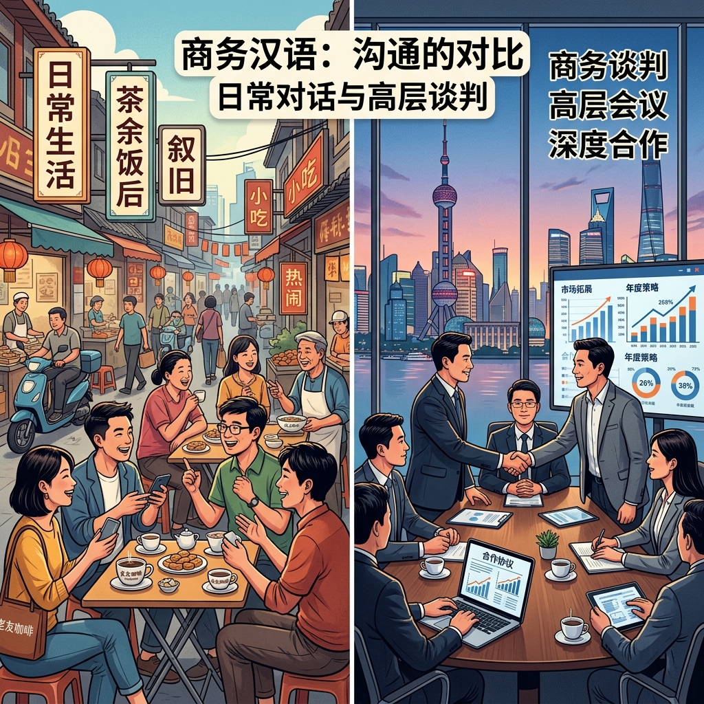 Sự Khác Biệt Giữa Tiếng Trung Thương Mại (Business Chinese) Và Tiếng Trung Giao Tiếp Đời Sống