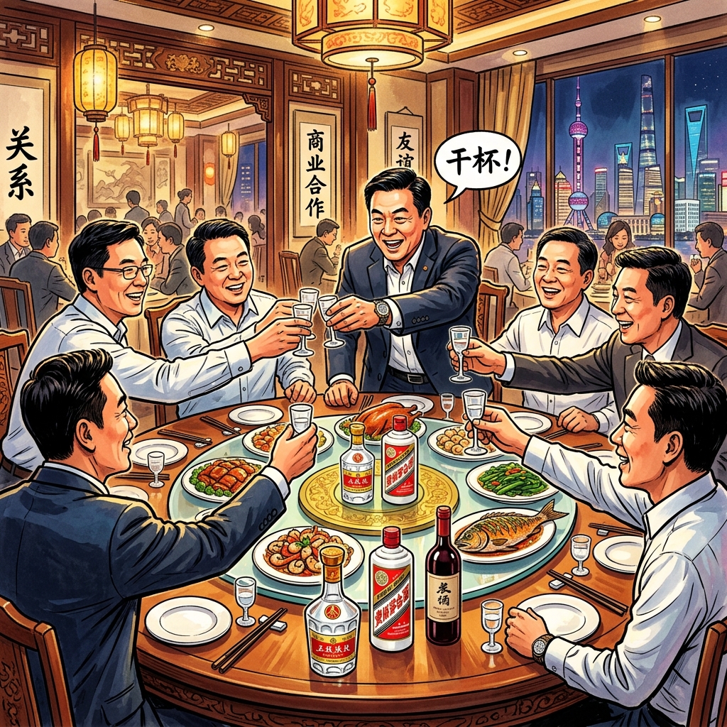 Nghệ Thuật Giao Tiếp Bàn Tiệc (酒桌文化): Văn Hóa Uống Rượu Và Chốt Sale Của Doanh Nhân Trung Quốc