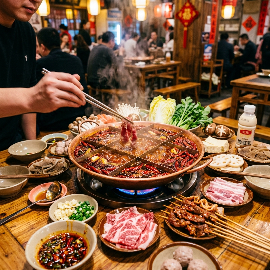 Lẩu Trùng Khánh (Chongqing Hotpot): Thử Thách Lẩu Cay 9 Ngăn