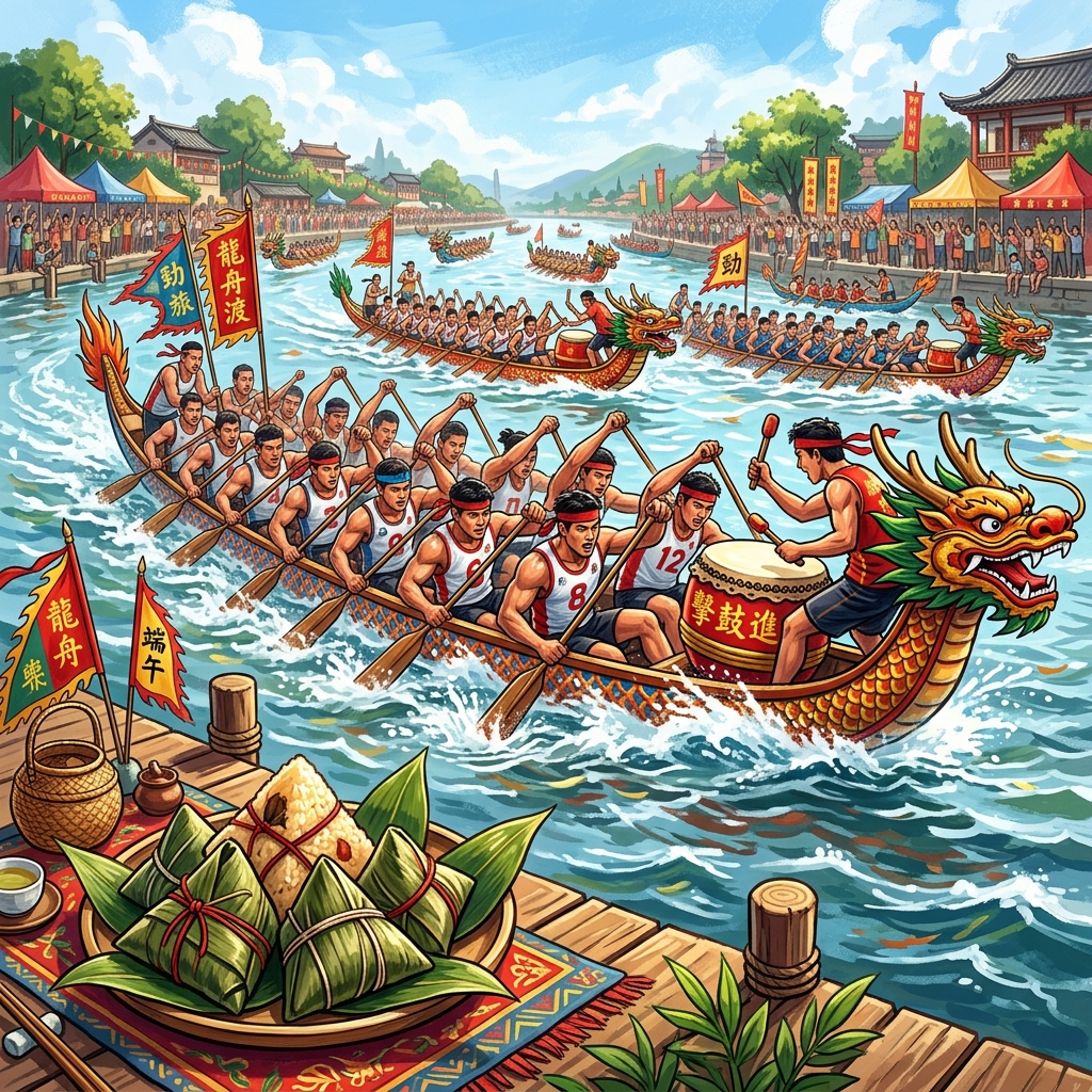 Lễ Hội Thuyền Rồng (Dragon Boat Festival): Tưởng Nhớ Nhà Thơ Khuất Nguyên