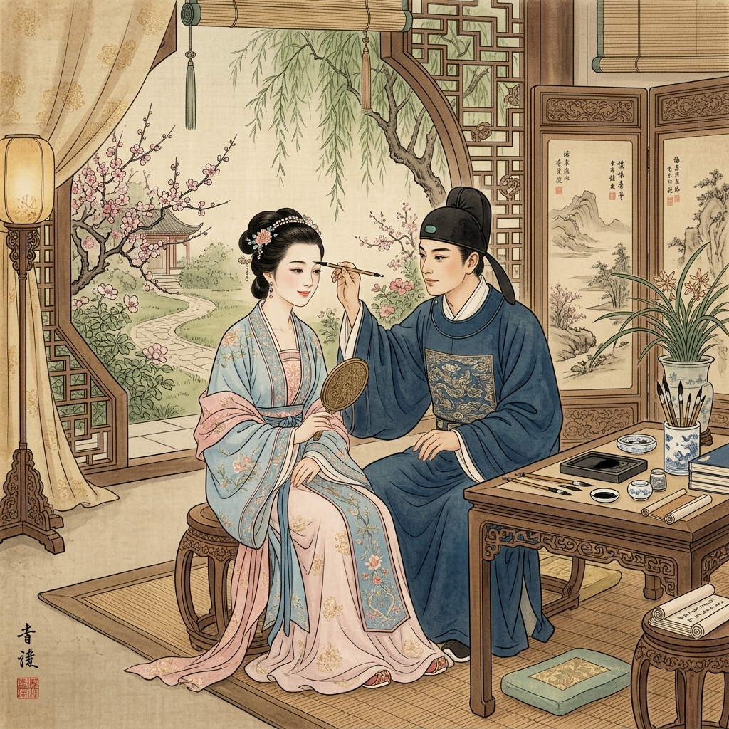 Họa Mi (Eyebrow Painting): Lông Mày Lá Liễu Và Thước Đo Tình Yêu Của Cổ Nhân