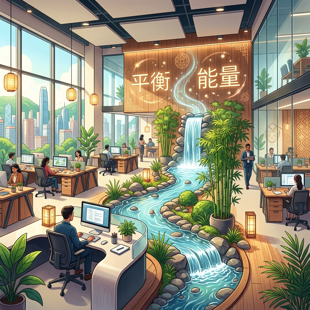 Phong Thủy Công Sở (风水): Vì Sao Sếp Trung Quốc Lại Coi Trọng Hướng Ngồi Và Hòn Non Bộ?