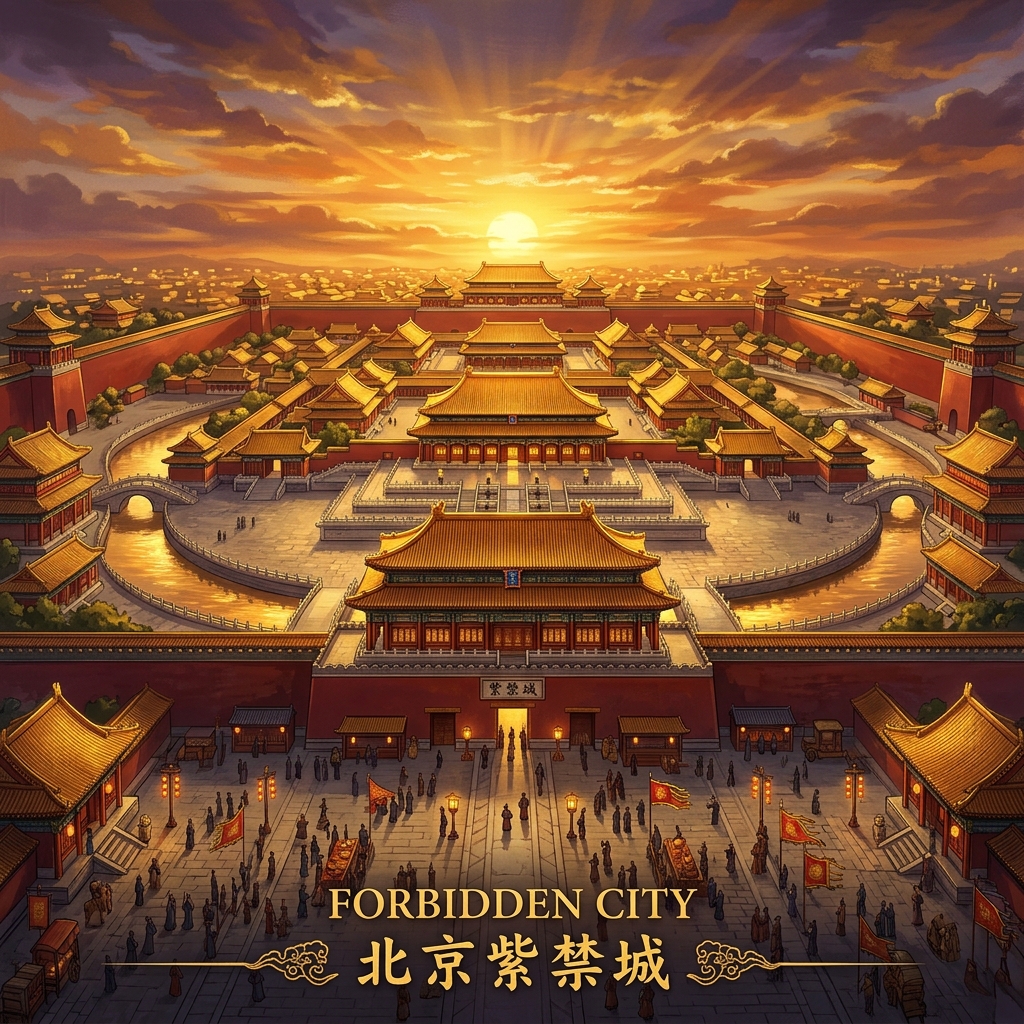 Tử Cấm Thành (Forbidden City): Giải Mã Kiến Trúc Quyền Lực Của Hoàng Đế