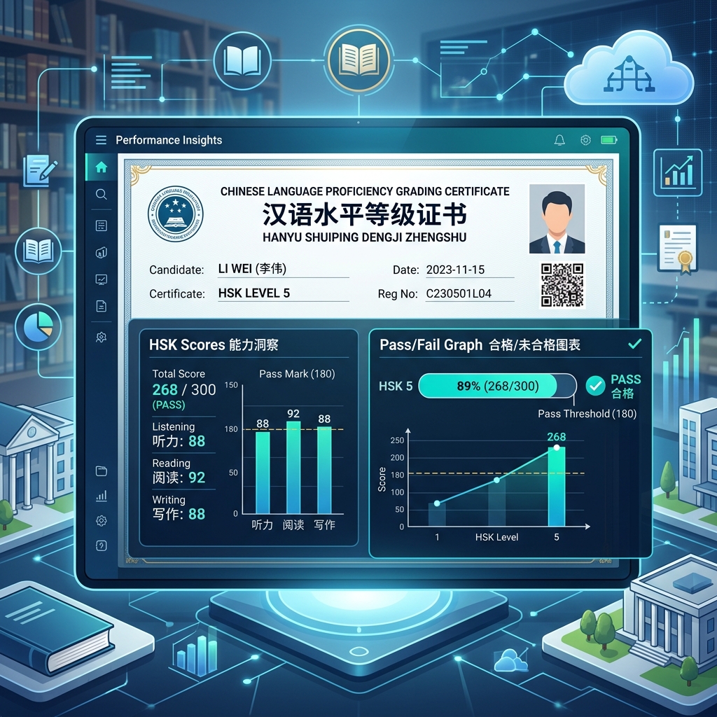 Cách Tính Điểm Vượt Qua (Pass/Fail) Của HSK 7-9: Một Đề Thi, Ba Phân Cấp