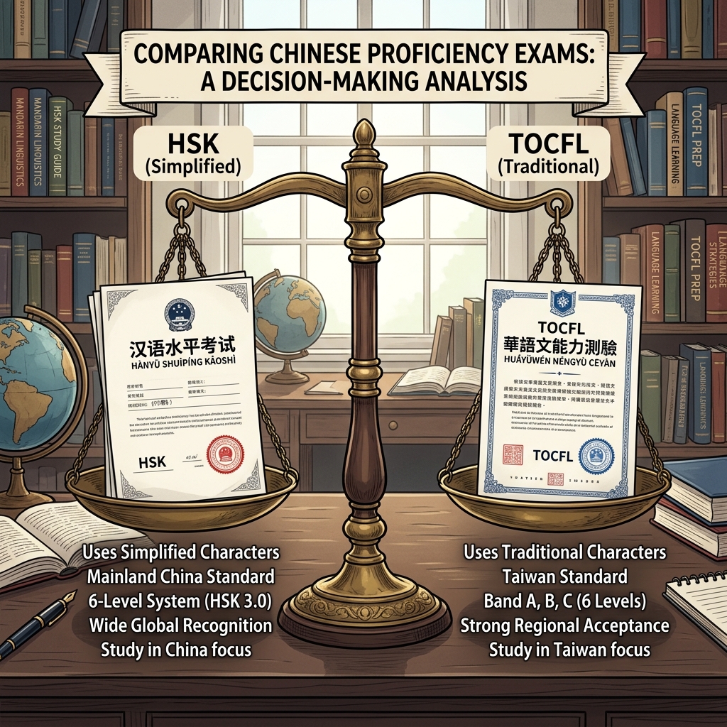 So Sánh Chứng Chỉ HSK Và TOCFL: Nên Chọn Hệ Thống Nào Để Tối Ưu Cơ Hội Sự Nghiệp?
