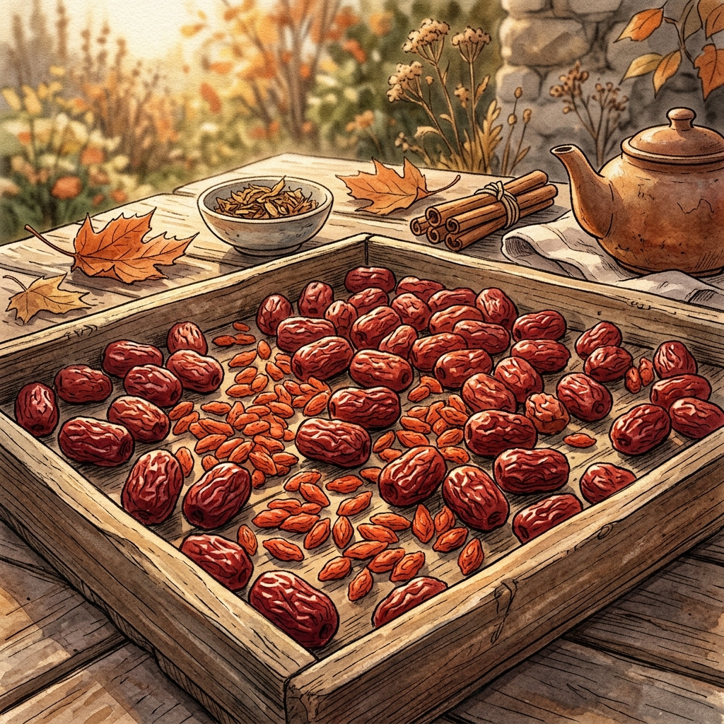 Táo Tàu Và Kỷ Tử (Jujube & Goji): Bí Quyết Của 