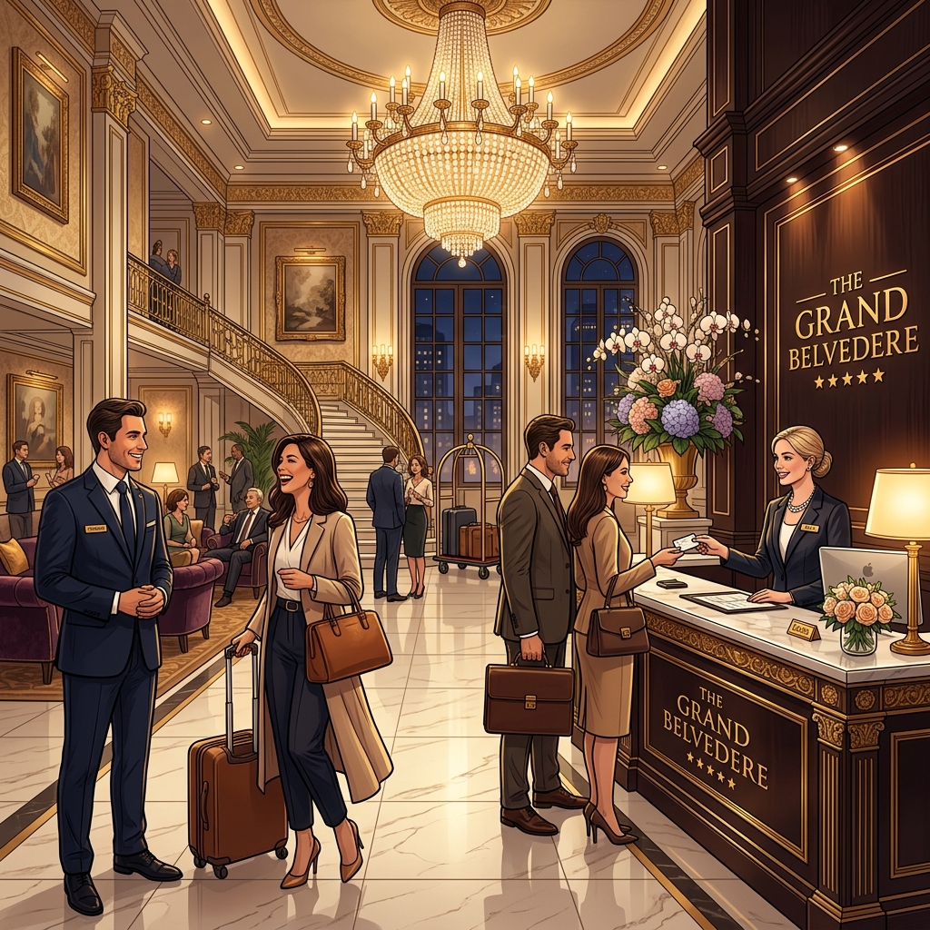 Tiếng Trung Cho Ngành Quản Lý Khách Sạn Cao Cấp (Luxury Hospitality): Dịch Vụ 5 Sao