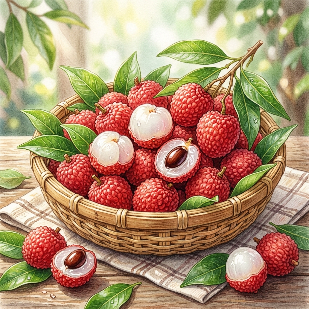 Vải Thiều (Lychee): 
