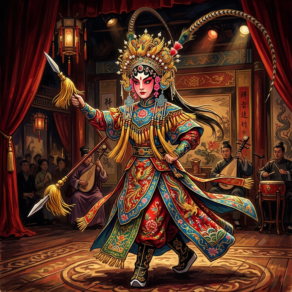 Kinh Kịch (Peking Opera): Giải Mã Mặt Nạ 