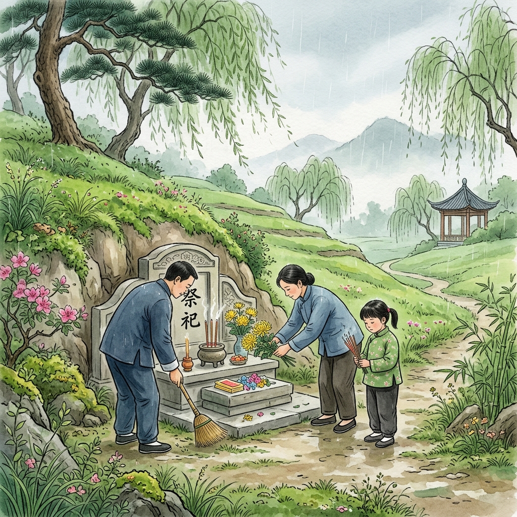 Tiết Thanh Minh (Qingming Festival): Tảo Mộ, Cắt Đứt Mối Lo Qua Cánh Diều