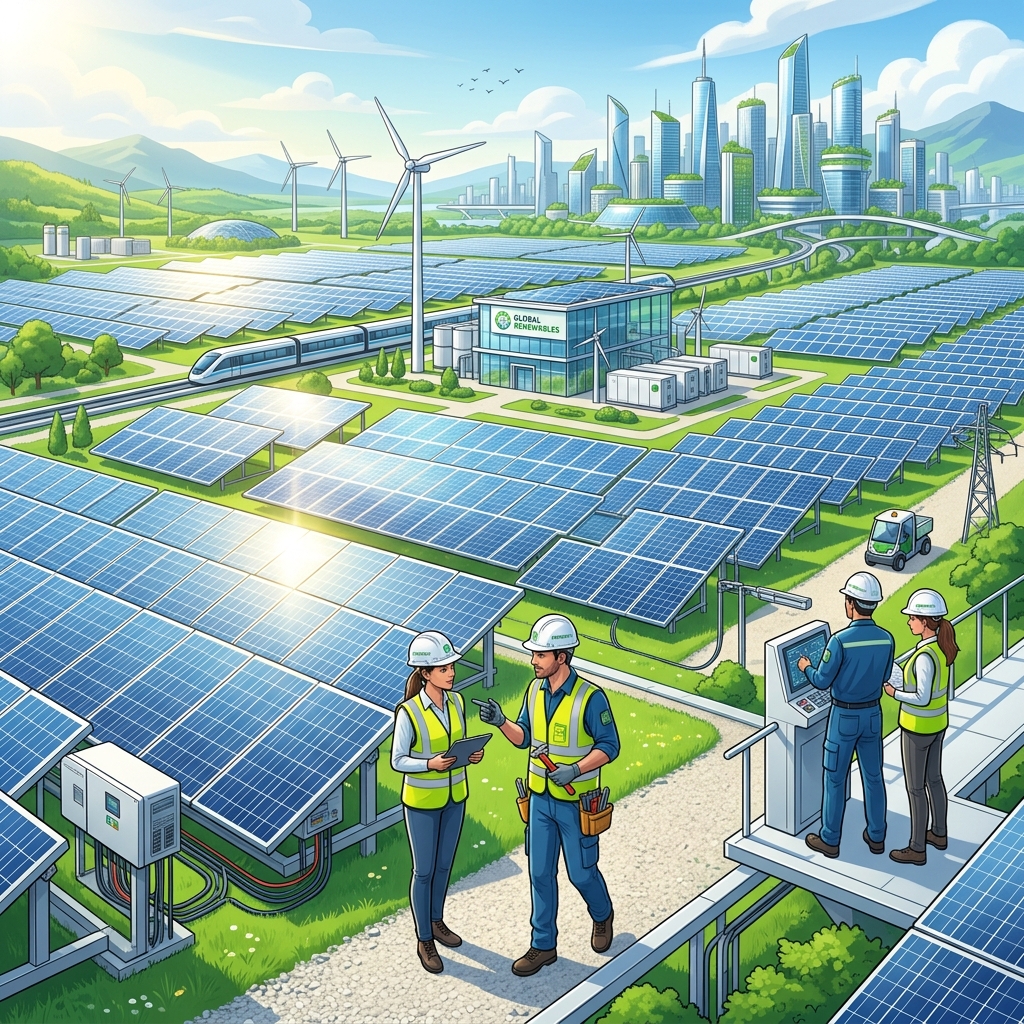 Tiếng Trung Ngành Năng Lượng Mặt Trời (Solar Energy): Nhập Khẩu Pin Quang Điện (Photovoltaic)