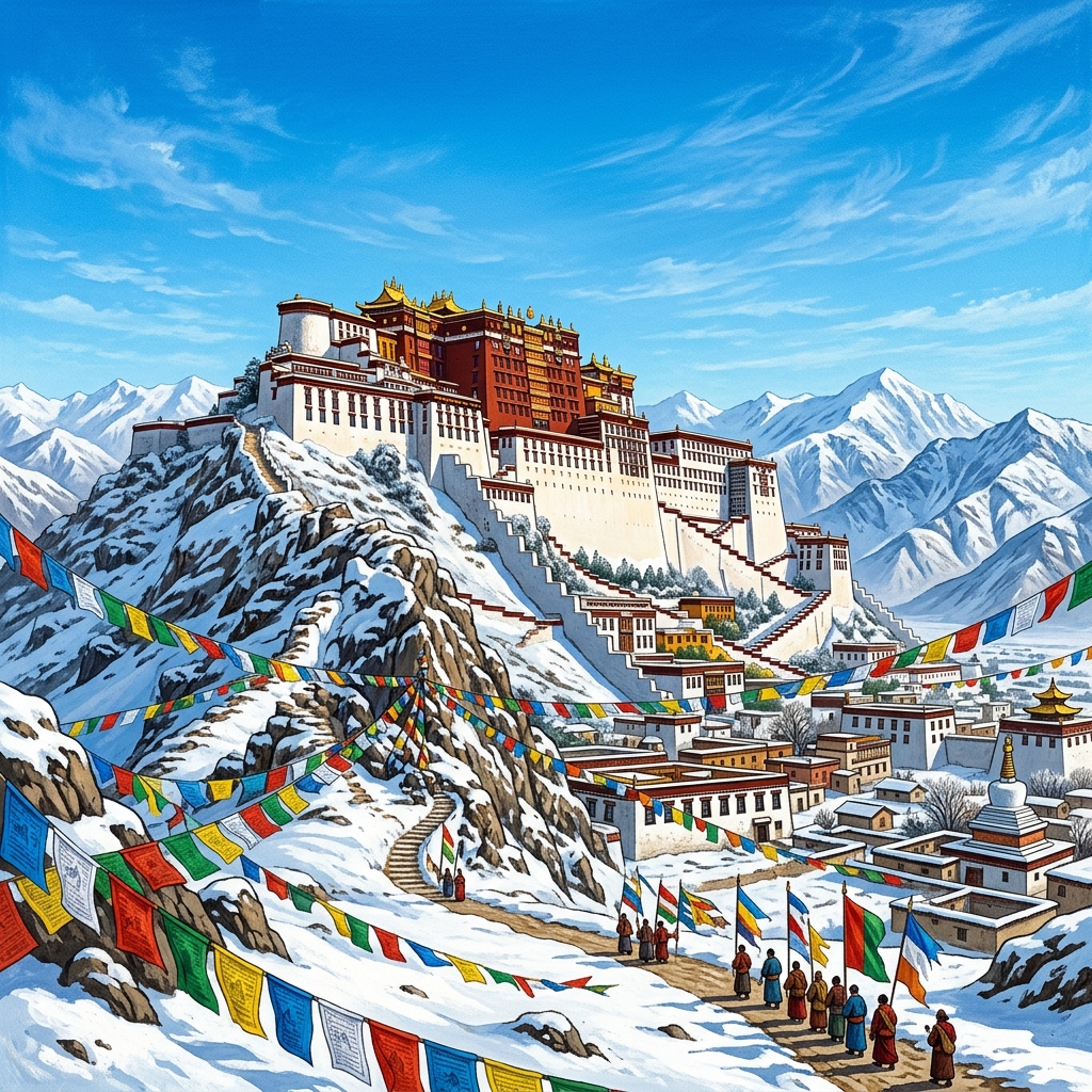 Tây Tạng (Tibet): Cung Điện Potala Và Hành Trình Đức Tin Nóc Nhà Thế Giới